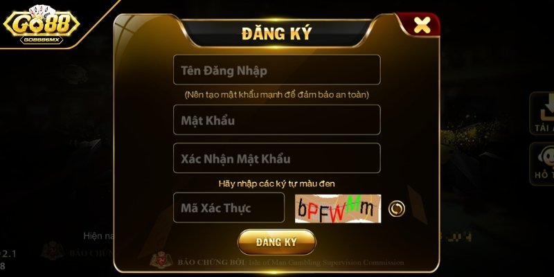 Hướng dẫn cụ thể các bước đăng ký GO88